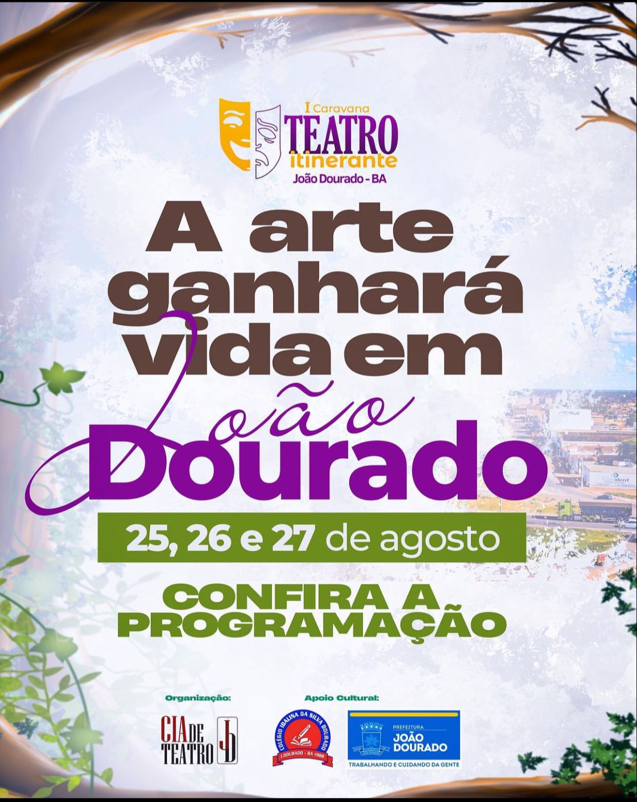 *I CARAVANA TEATRO ITINERANTE EM JOÃO DOURADO – BA CELEBRA O LEGADO DE SHAKESPEARE