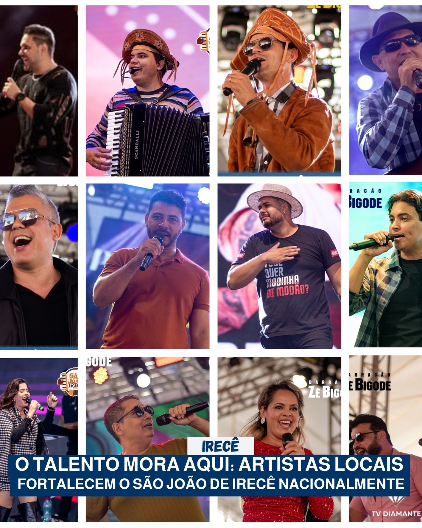IRECÊ: O Talento Mora Aqui: Artistas Locais Fortalecem o São João de Irecê Nacionalmente