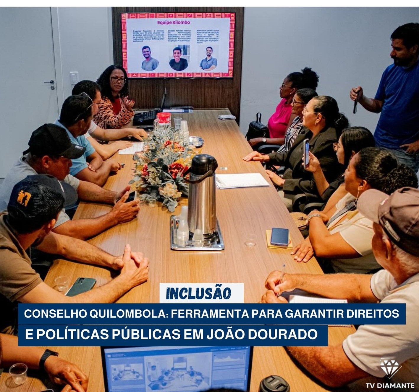 INCLUSÃO SOCIAL:Conselho Quilombola: ferramenta para garantir direitos e políticas públicas em João Dourado