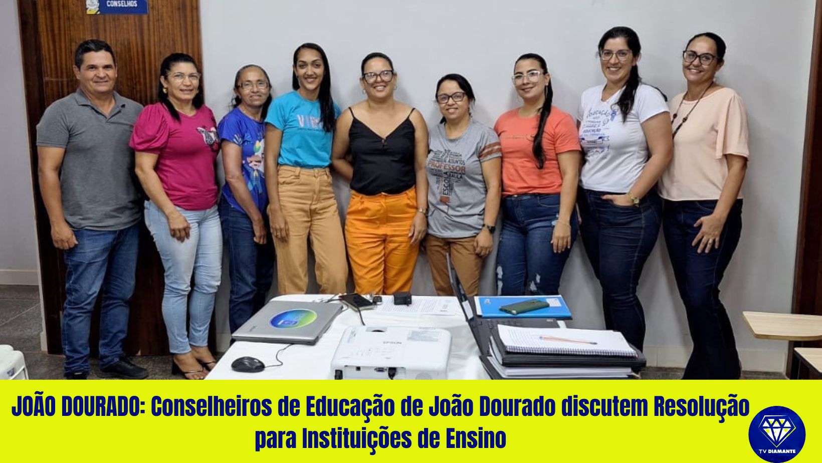 Conselheiros de Educação de João Dourado discutem Resolução para Instituições de Ensino