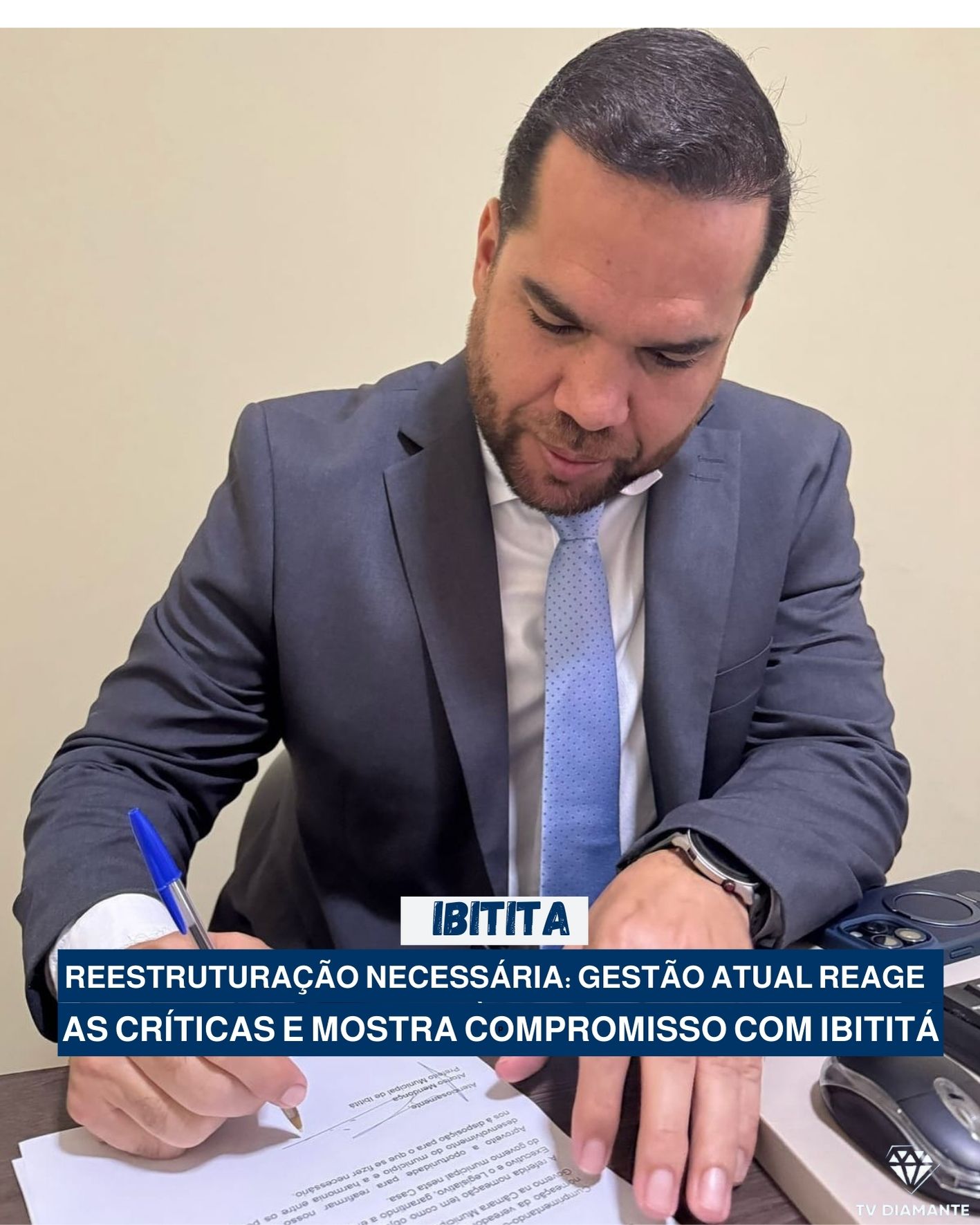 IBITITA: Reestruturação necessária: gestão atual reage às críticas e mostra compromisso com Ibititá