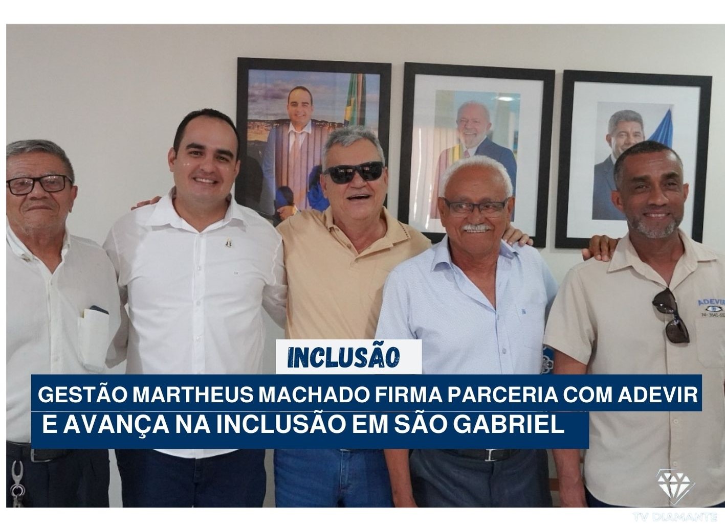 INCLUSÃO:Gestão Martheus Machado firma parceria com ADEVIR e avança na inclusão em São Gabriel