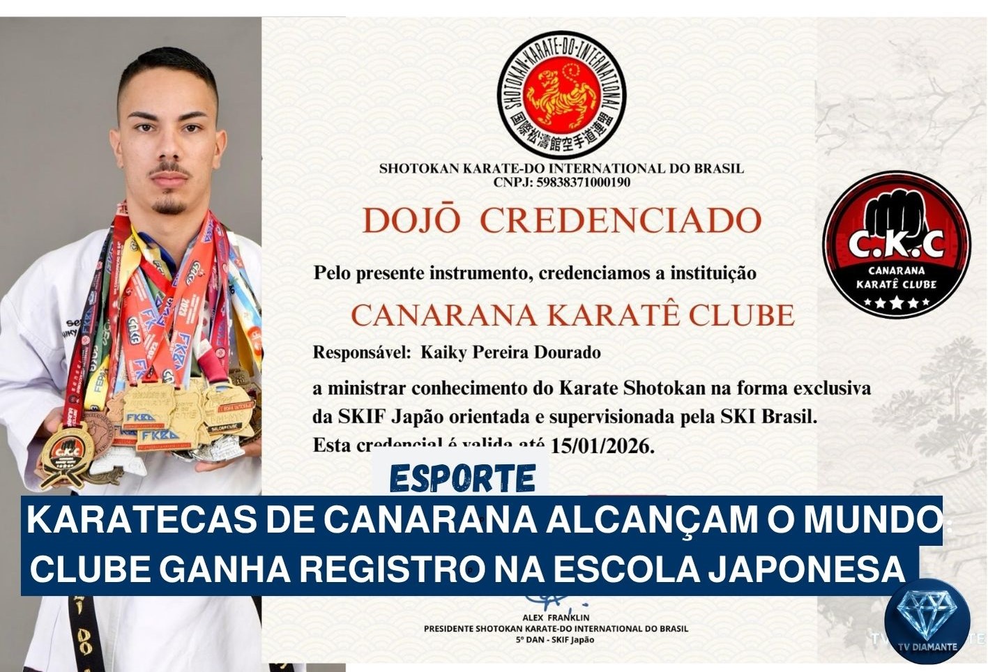 ESPORTE:Karatecas de Canarana Alcançam o Mundo: Clube Ganha Registro na Escola Japonesa