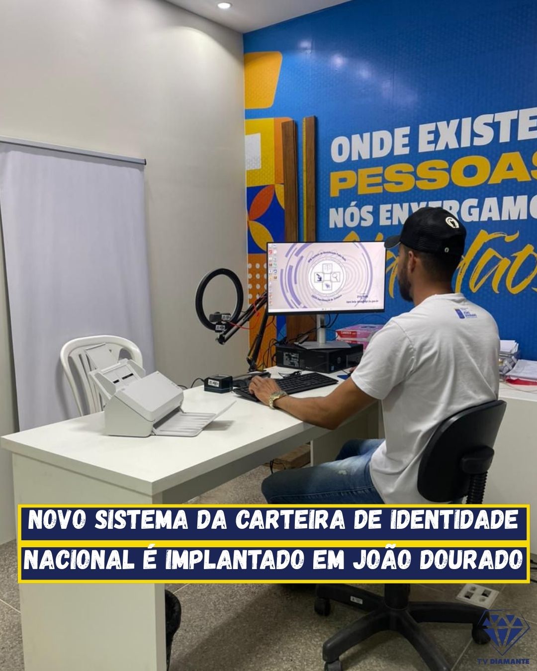 JOÃO DOURADO: Novo Sistema da Carteira de Identidade Nacional é Implantado em João Dourado