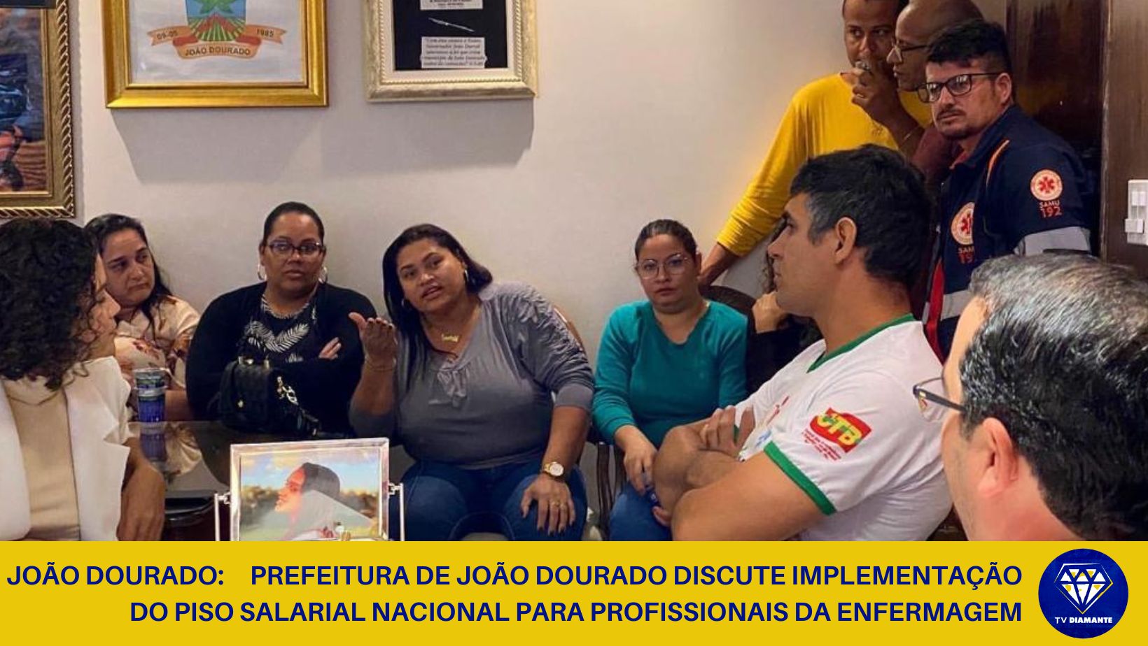 PREFEITURA DE JOÃO DOURADO DISCUTE IMPLEMENTAÇÃO DO PISO SALARIAL NACIONAL PARA PROFISSIONAIS DA ENFERMAGEM