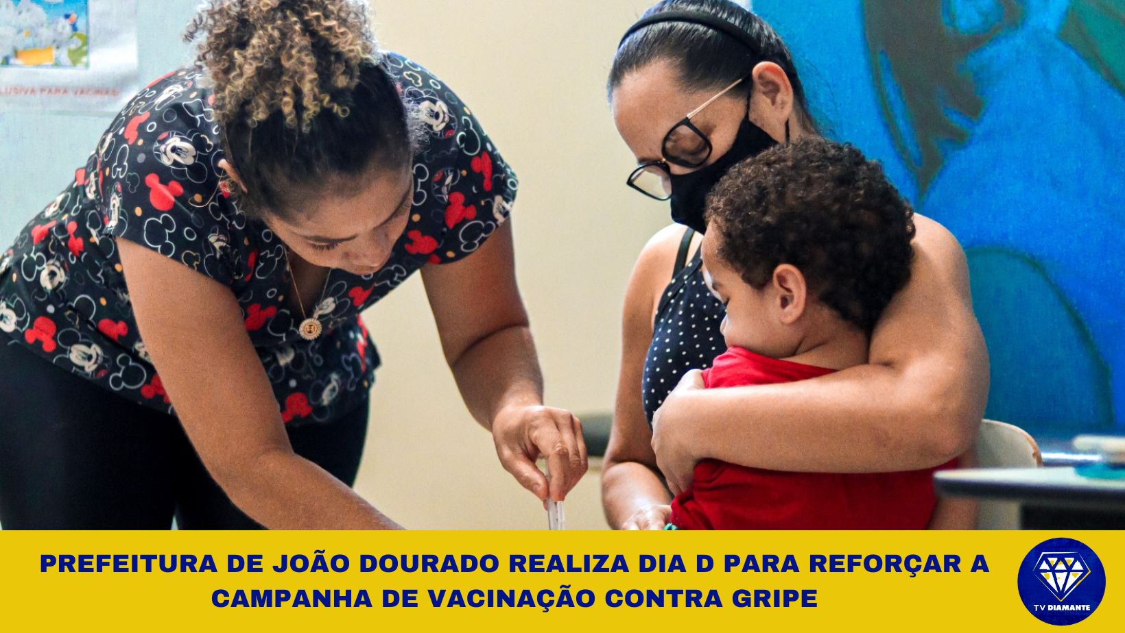 PREFEITURA DE JOÃO DOURADO REALIZA DIA D PARA REFORÇAR A CAMPANHA DE VACINAÇÃO CONTRA GRIPE