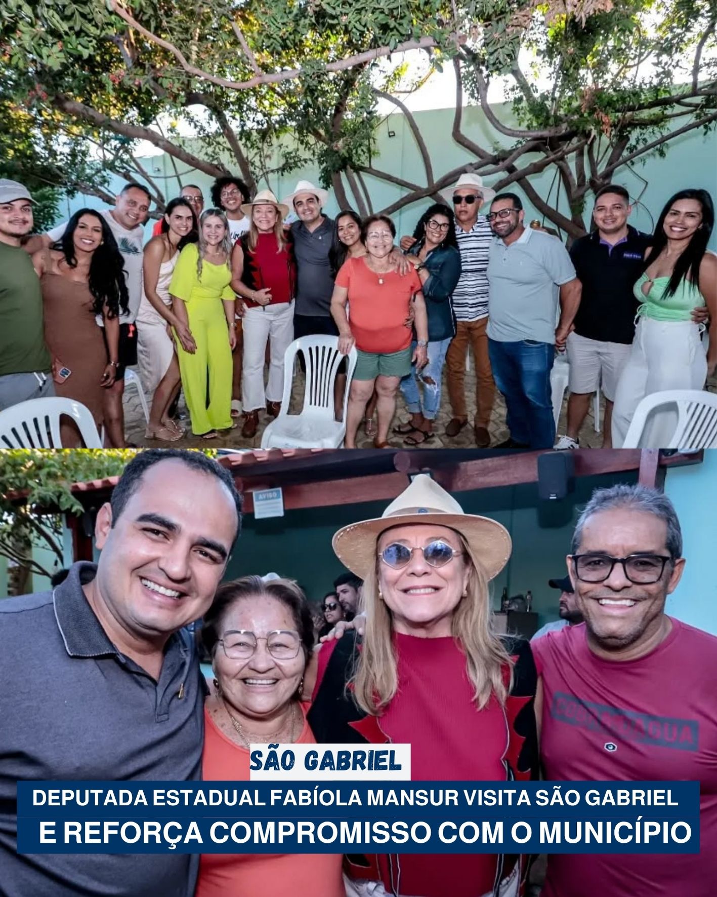SÃO GABRIEL: ​Deputada Estadual Fabíola Mansur Visita São Gabriel e Reforça Compromisso com o Município