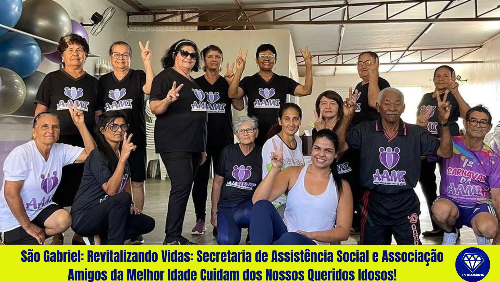 São Gabriel: Revitalizando Vidas: Secretaria de Assistência Social e Associação Amigos da Melhor Idade Cuidam dos Nossos Queridos Idosos!