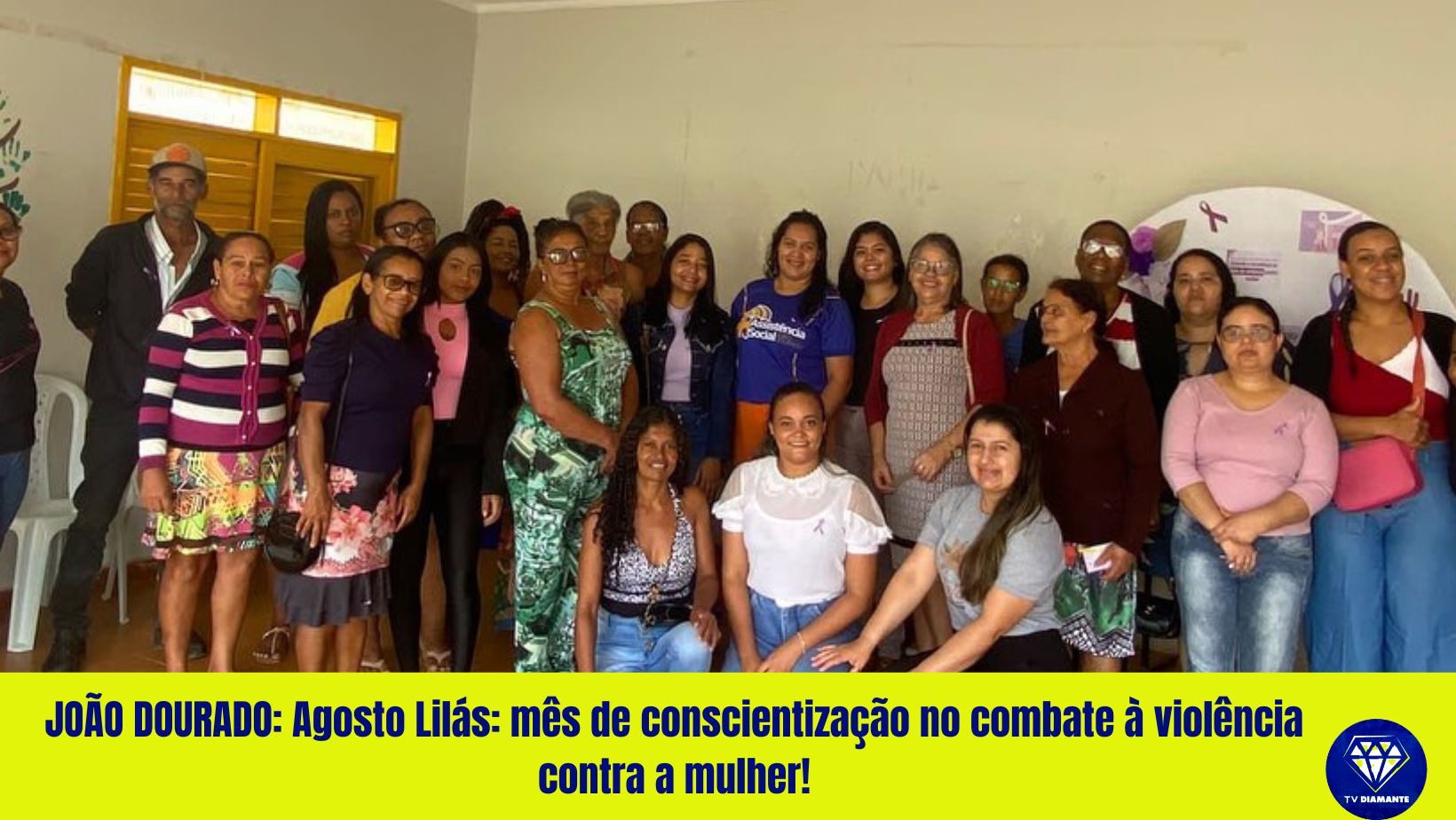 ​Agosto Lilás: mês de conscientização no combate à violência contra a mulher!