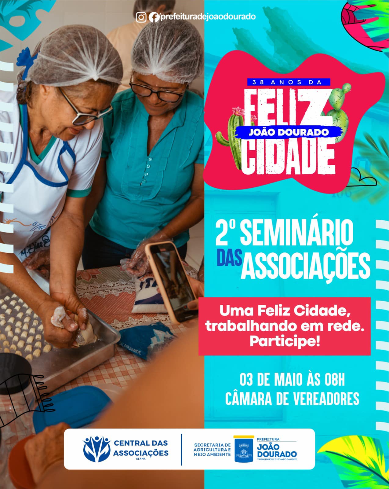 Você é o nosso convidado! O encontro acontecerá amanhã (03), na Câmara Municipal de Vereadores.