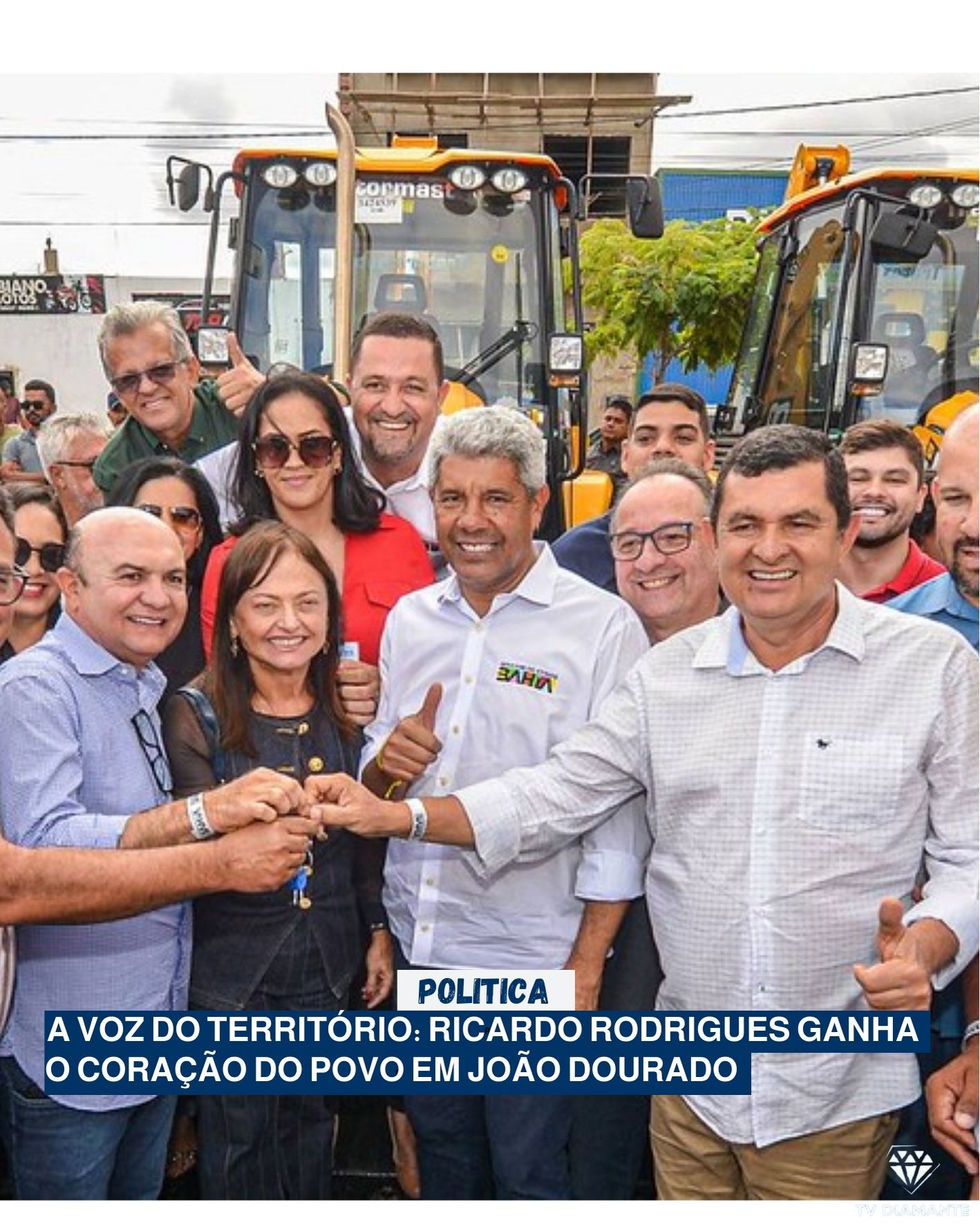 POLITICA:A Voz do Território: Ricardo Rodrigues Ganha o Coração do Povo em João Dourado