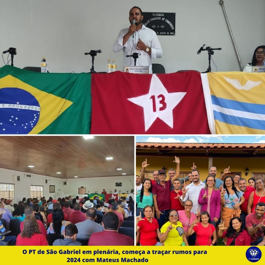 O PT de São Gabriel em plenária, começa a traçar rumos para 2024 com Mateus Machado