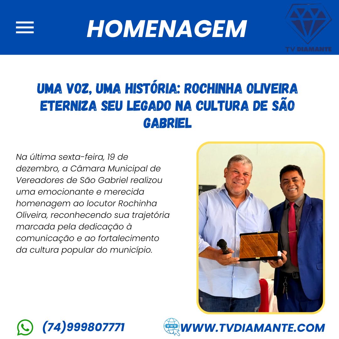 HOMENAGEM: ​Rochinha Oliveira: um nome, uma voz, uma história que ecoa na cultura de São Gabriel