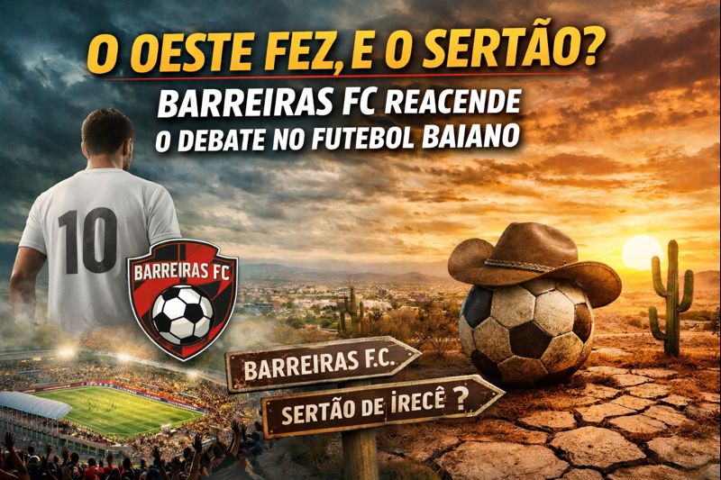 FUTEBOL: 🌵 O Oeste fez, e o Sertão? Barreiras FC reacende o debate no futebol baiano