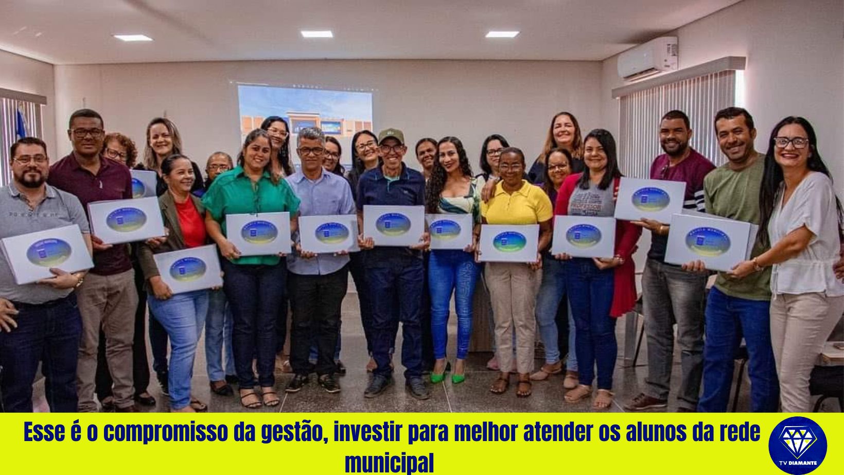 Esse é o compromisso da gestão, investir para melhor atender os alunos da rede municipal