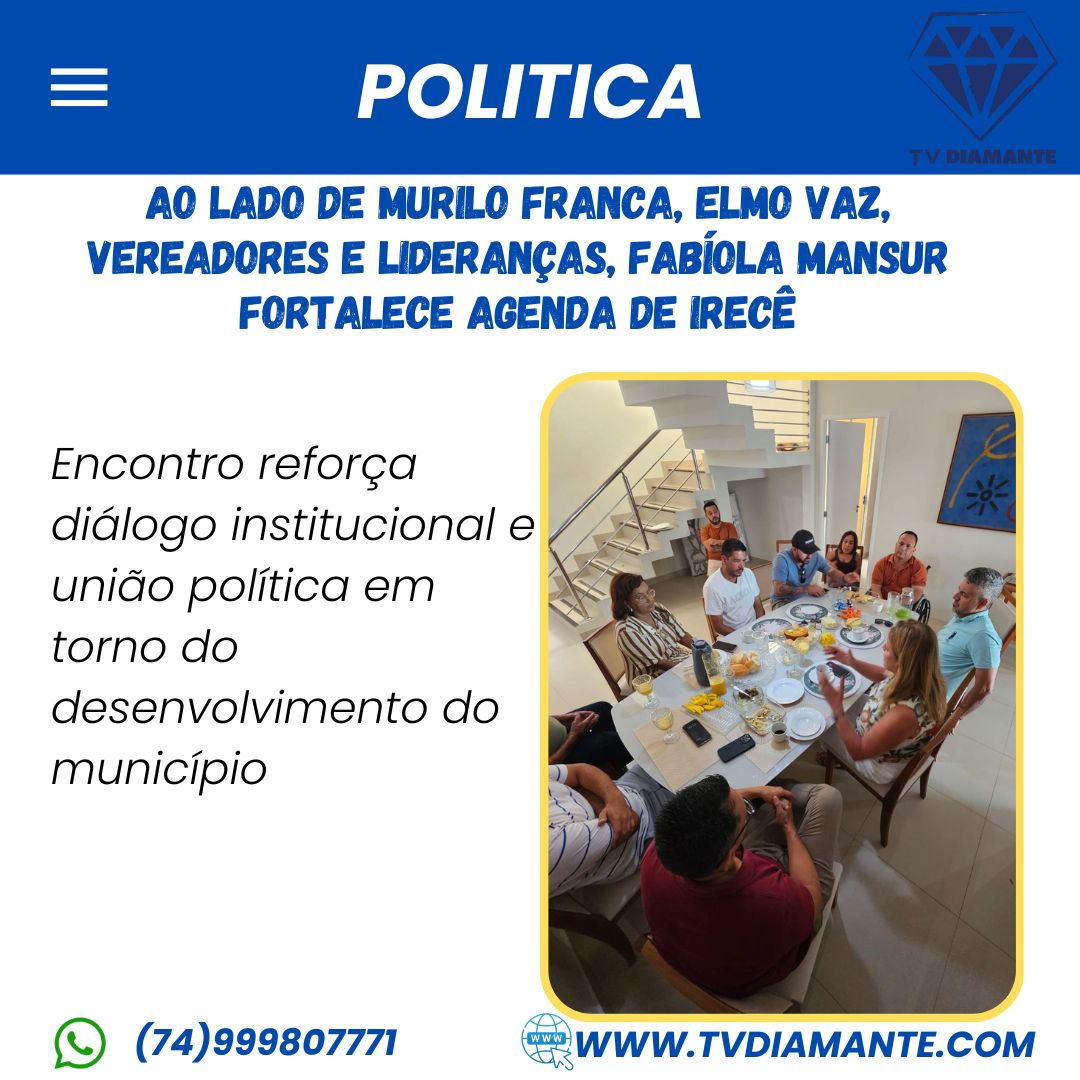 POLITICA:Ao lado de Murilo Franca, Elmo Vaz, vereadores e lideranças, Fabíola Mansur fortalece agenda de Irecê