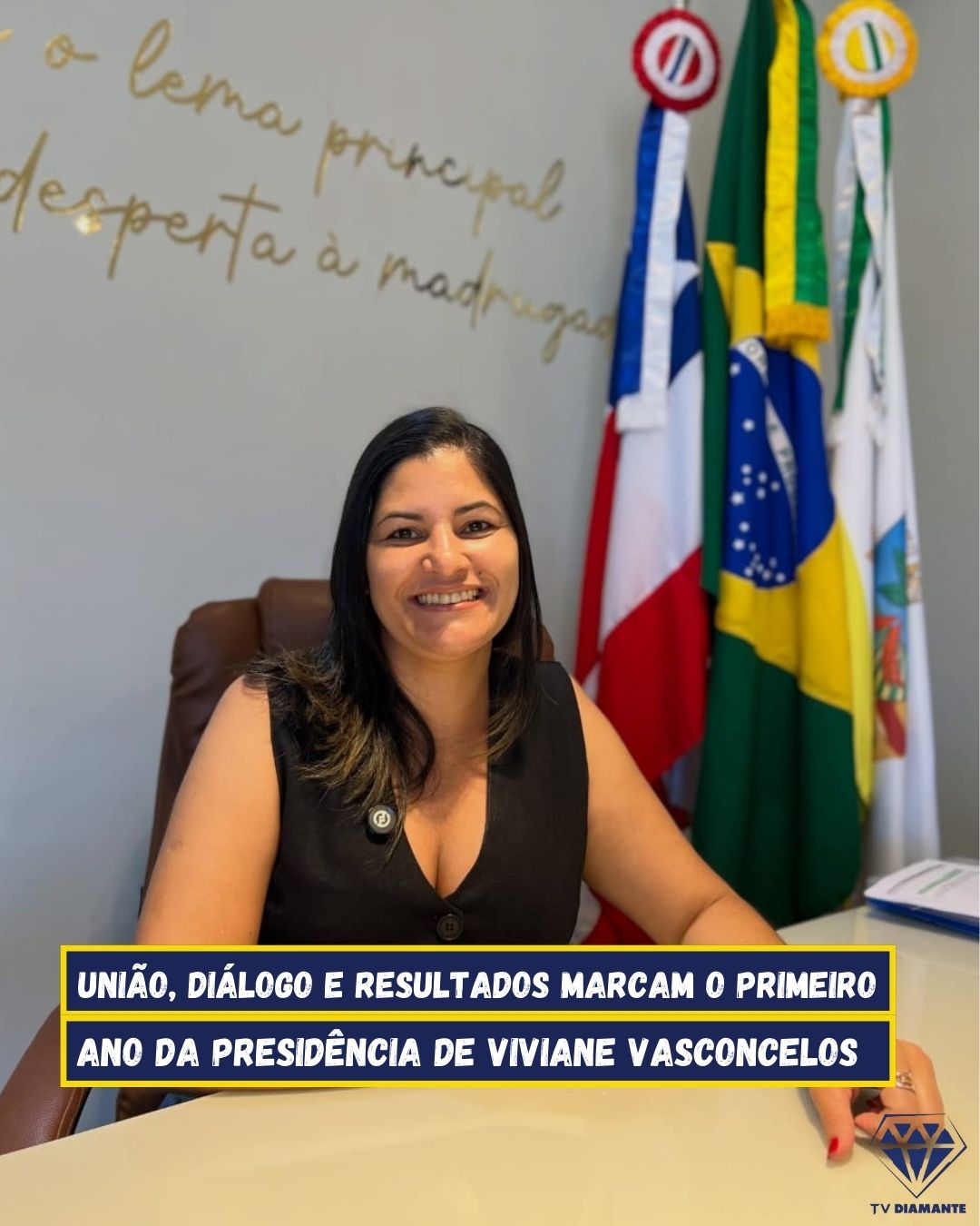 POLITICA: União, diálogo e resultados marcam o primeiro ano da presidência de Viviane Vasconcelos